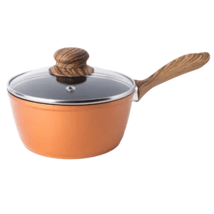 Non-Stick Saucepan with Lid Induction Compatible 18cm