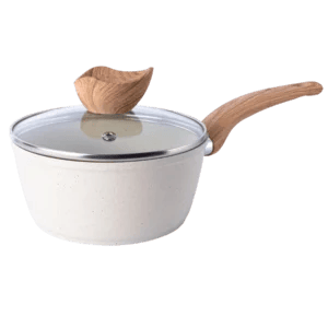 Non-Stick Saucepan with Lid Induction Compatible 18cm