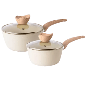 2-Piece Saucepan Set with Lids – 16cm, 18cm