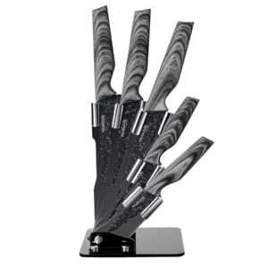 5 Pieces Sharp Kitchen Knife Set with Acrylic Block