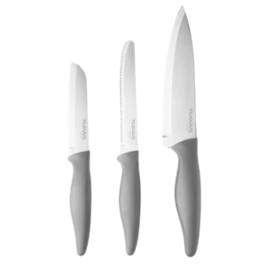 3-Piece Kitchen Knife Set – Stainless Steel Non-Stick Blades