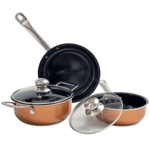 5-Piece Non-Stick Cookware Set Induction Compatible