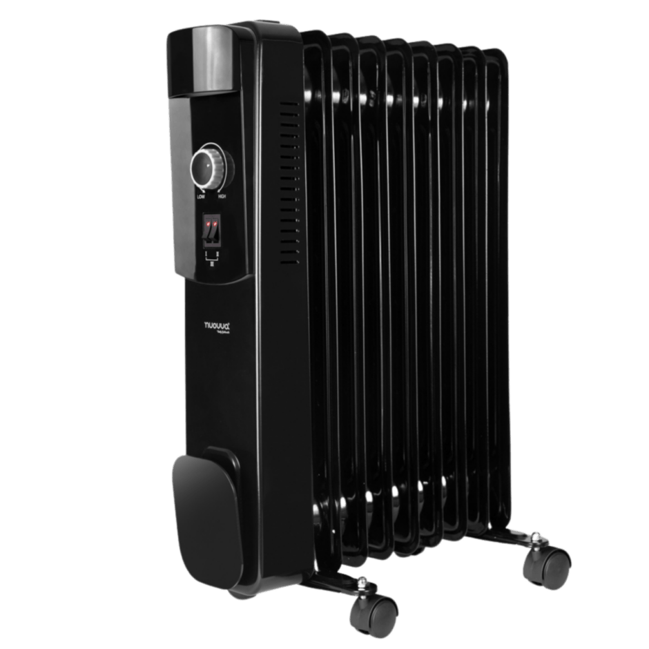 Oil-Filled Heater with Adjustable Thermostat - 2500W